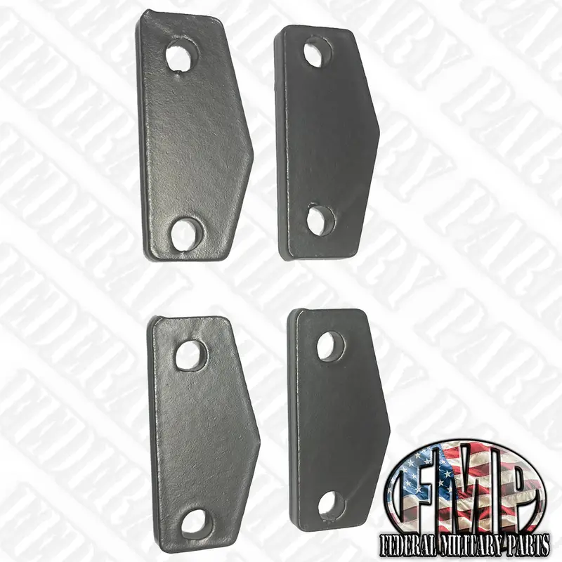 Door Striker Spacers For Hard Doors Hmmwv X-Doors, Set Of 2 Or 4, Extend Your Door Striker To Latch Properly 2