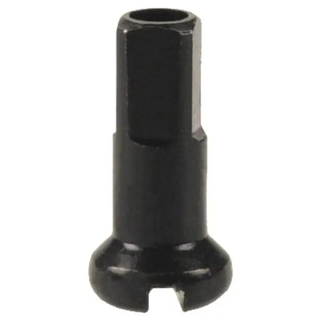 Dt Swiss 14 Gauge Alloy Nipples - 12Mm - Black 1