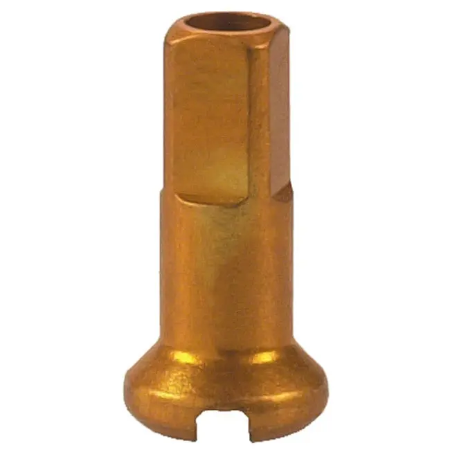 Dt Swiss 14 Gauge Alloy Nipples - 12Mm - Gold 1