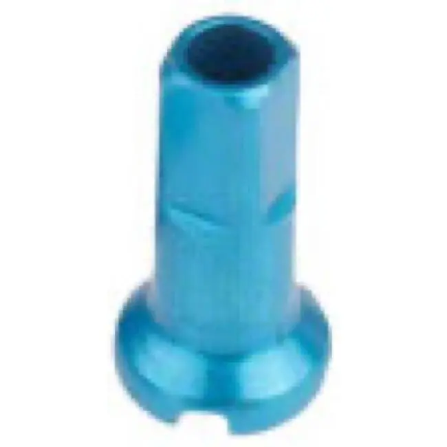 Dt Swiss 14 Gauge Alloy Nipples - 12Mm - Turquoise 1