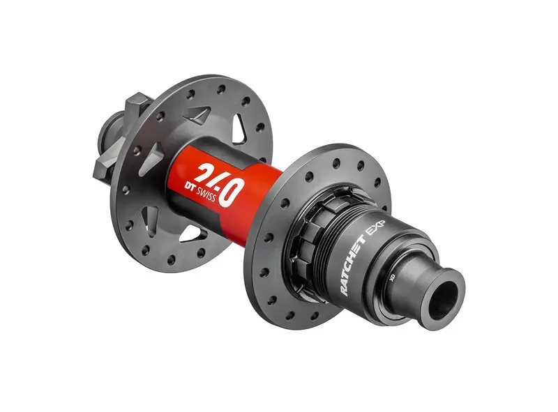 Dt Swiss 240 Mtb Disc Hub - Exp Boost - Rear - Black-Red 2