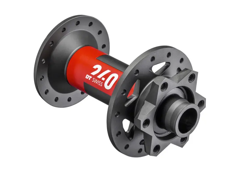 Dt Swiss 240S Mtb Disc Hub - Exp Boost - Front - Black-Red 1