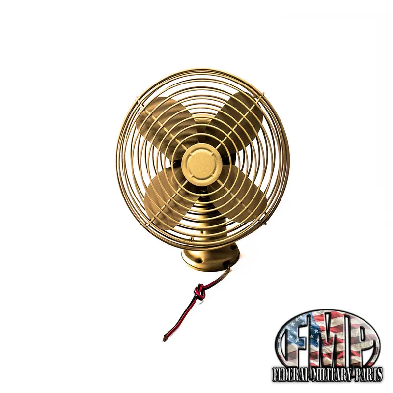 Dual 24V Dash Fan Kit Includes Mounting Tray Fits Humvee 2