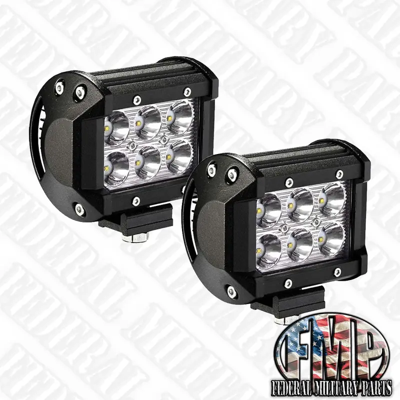 Dual Backup Reverse 24 Volt Includes Two Led Lights For Military Humvee 1