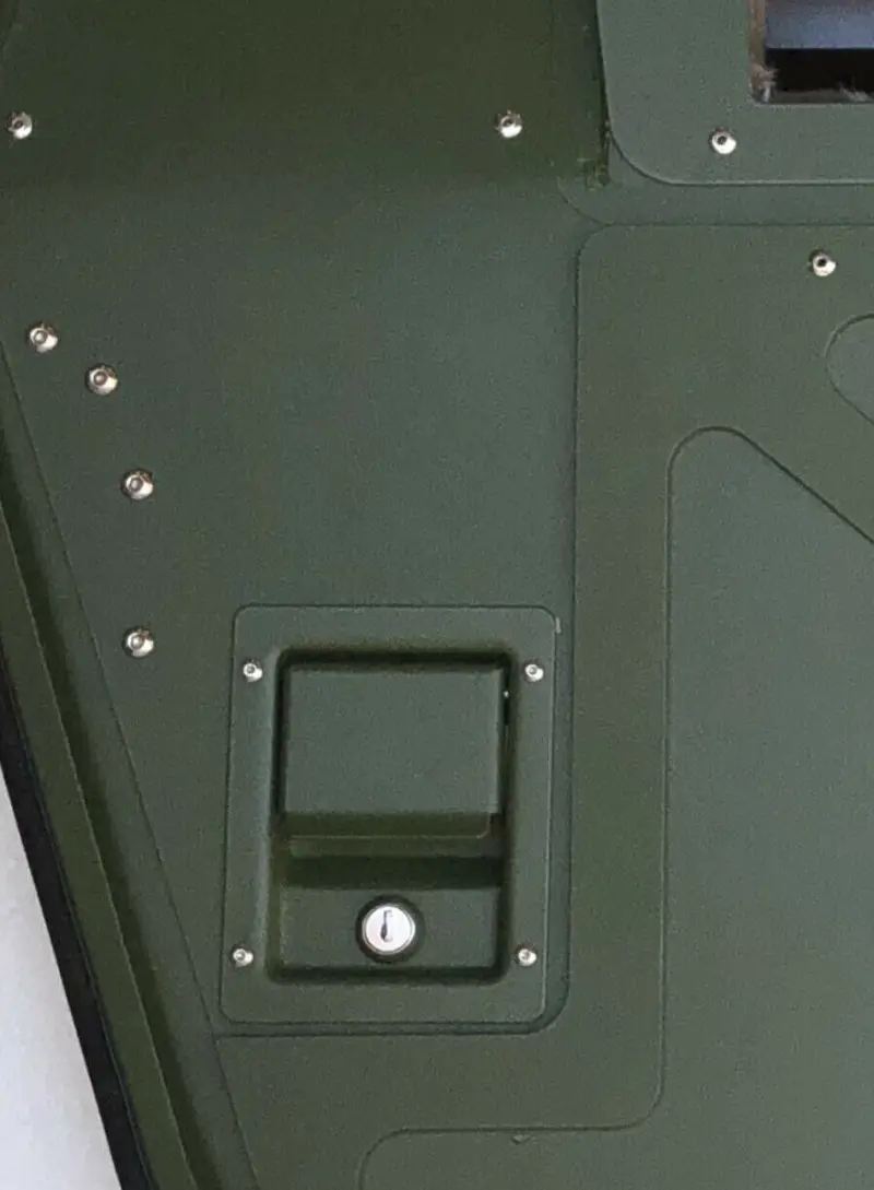 Dual Locking Door Handles, Interior / Exterior Latch Fits Humvee M998 2