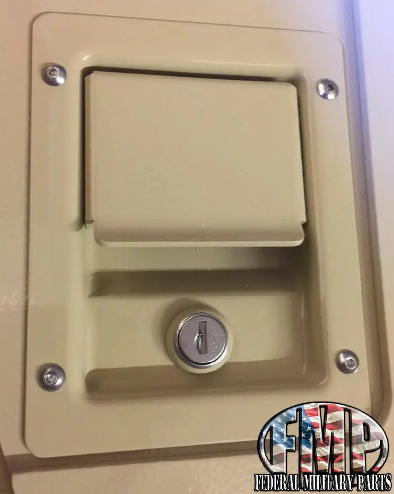 Dual Locking Door Handles, Interior / Exterior Latch Fits Humvee M998 3