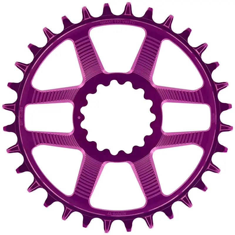 E Thirteen Helix Race Direct Mount Chainring - Eggplant 1