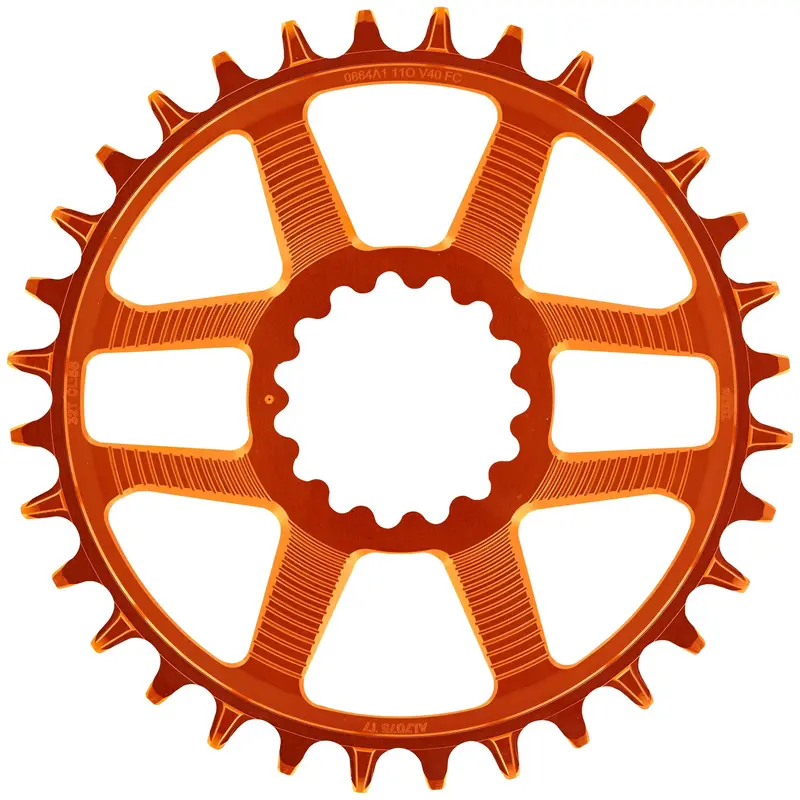 E Thirteen Helix Race Direct Mount Chainring - Naranja 1