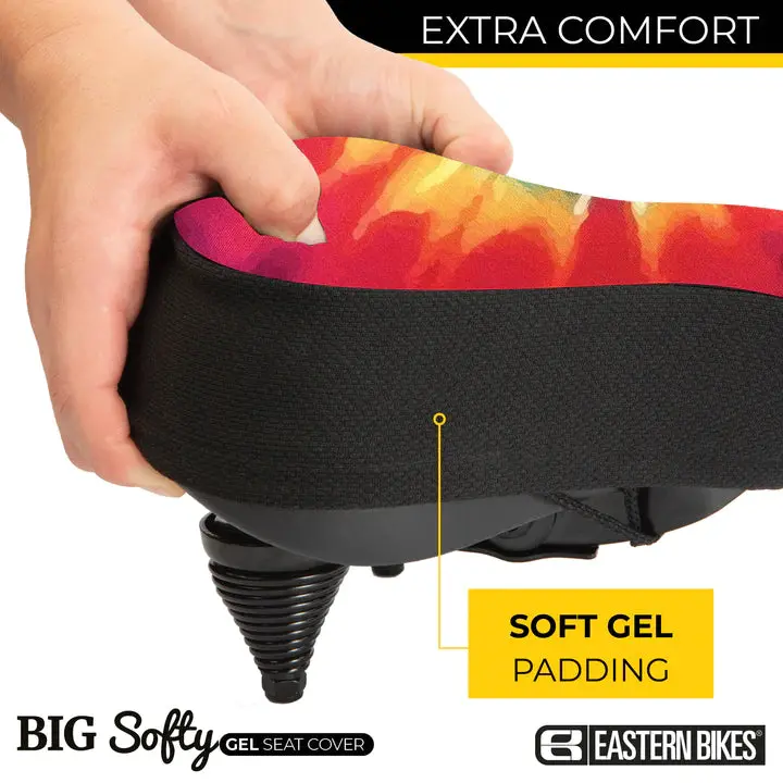 Eastern Big Softy Gel Seat Cover - Tiedye 2