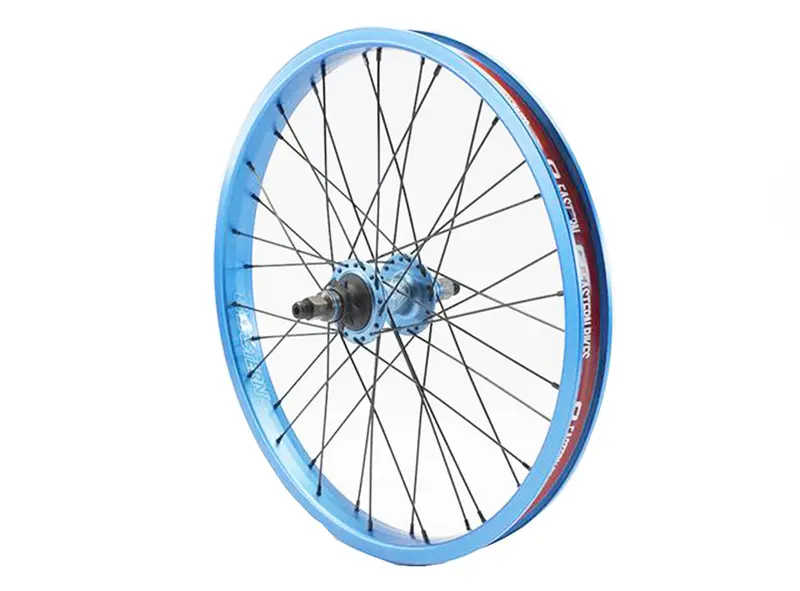 Eastern Buzzip Bmx Wheel - Rear - Matt Blue Ano 1