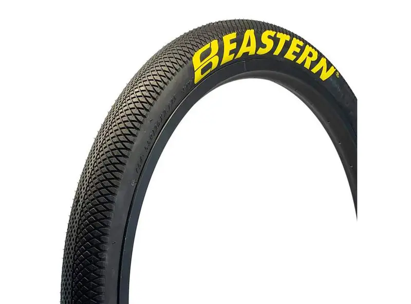 Eastern Growler 26" Bmx/Cruiser Tire - Black-Yellow Logo 1