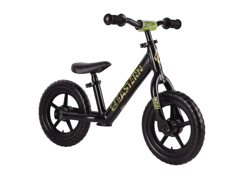 Eastern Pusher 12" Kids Bike - Black-Camo 1