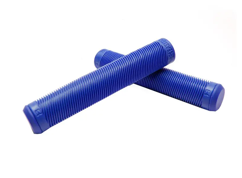 Eastern Riblet Flangeless Bmx Grips - Blue 1