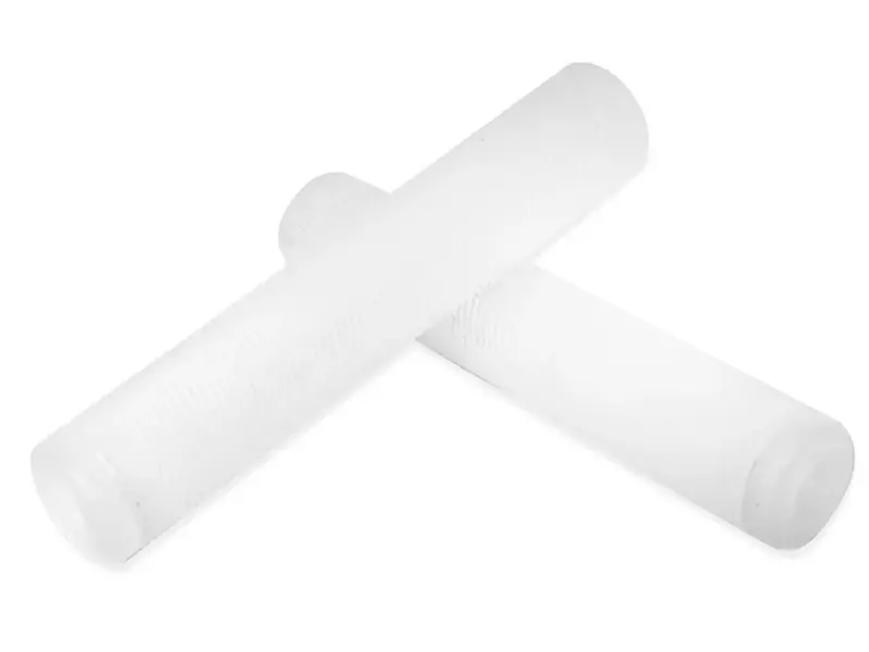 Eastern Riblet Flangeless Bmx Grips - Clear 1
