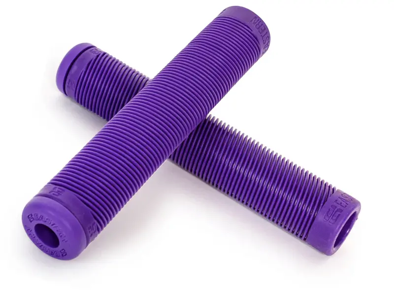 Eastern Riblet Flangeless Bmx Grips - Purple 1