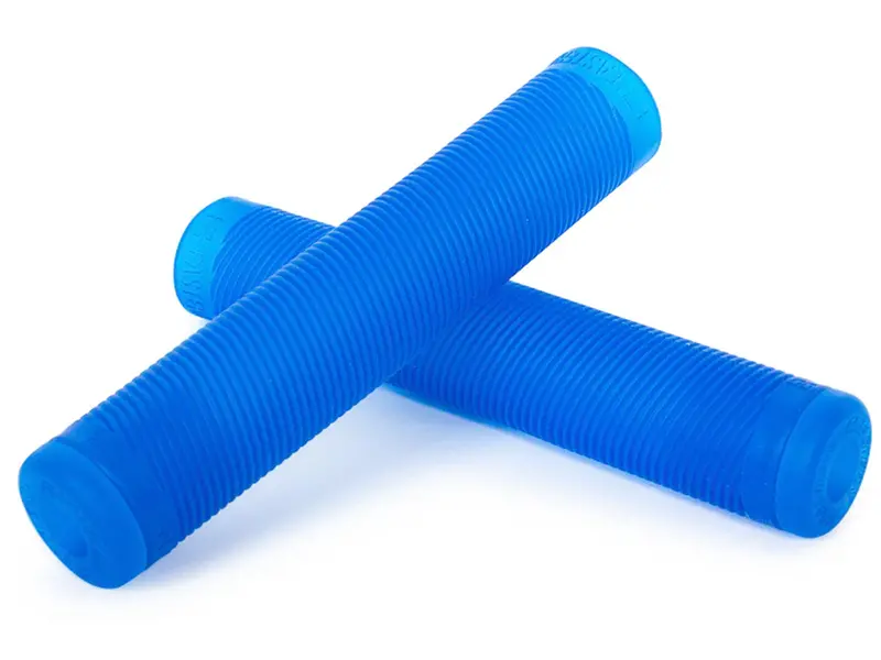 Eastern Riblet Flangeless Bmx Grips - Translucent Blue 1