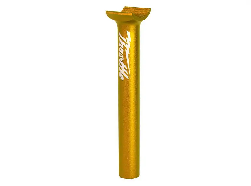 Eastern Throttle Forged Pivotal Bmx Seatpost - 200Mm - Matt Gold Ano 1