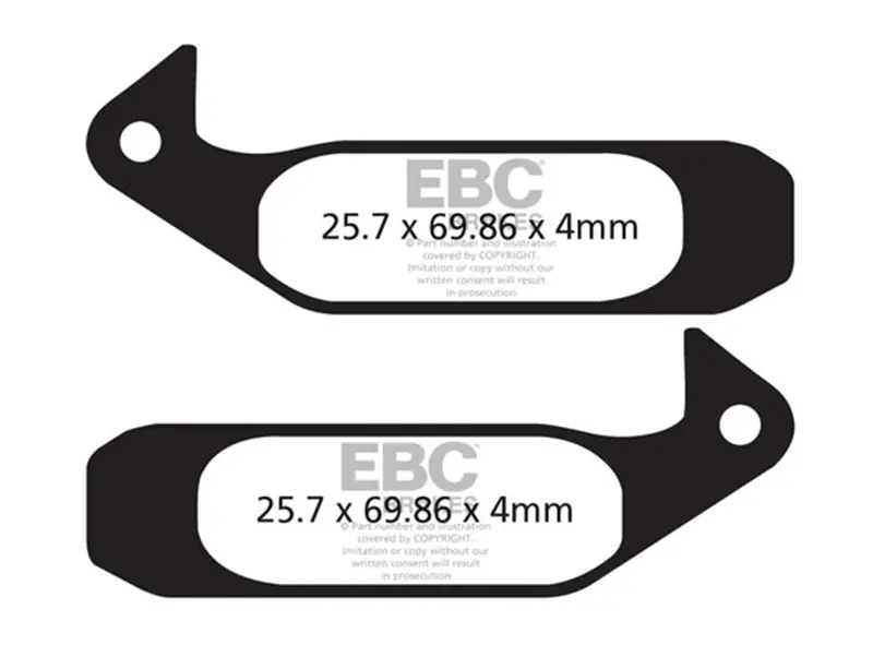 Ebc Gustav M Disc Brake Pads - Gold 1