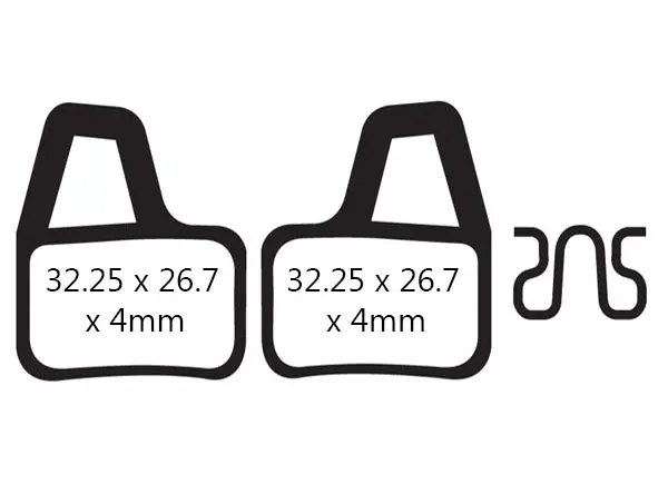 Ebc Hayes El Camino Disc Brake Pads - Green 1