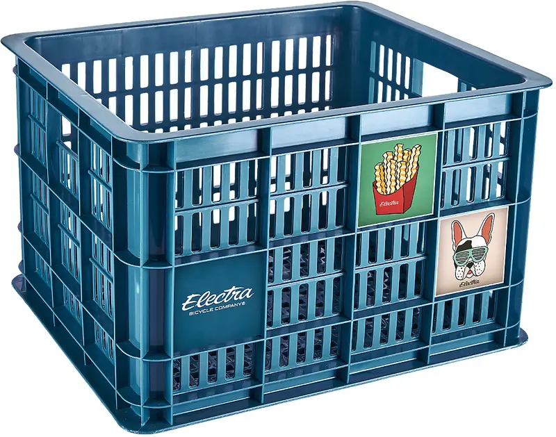 Electra Basil Bike Crate - Dark Teal 1