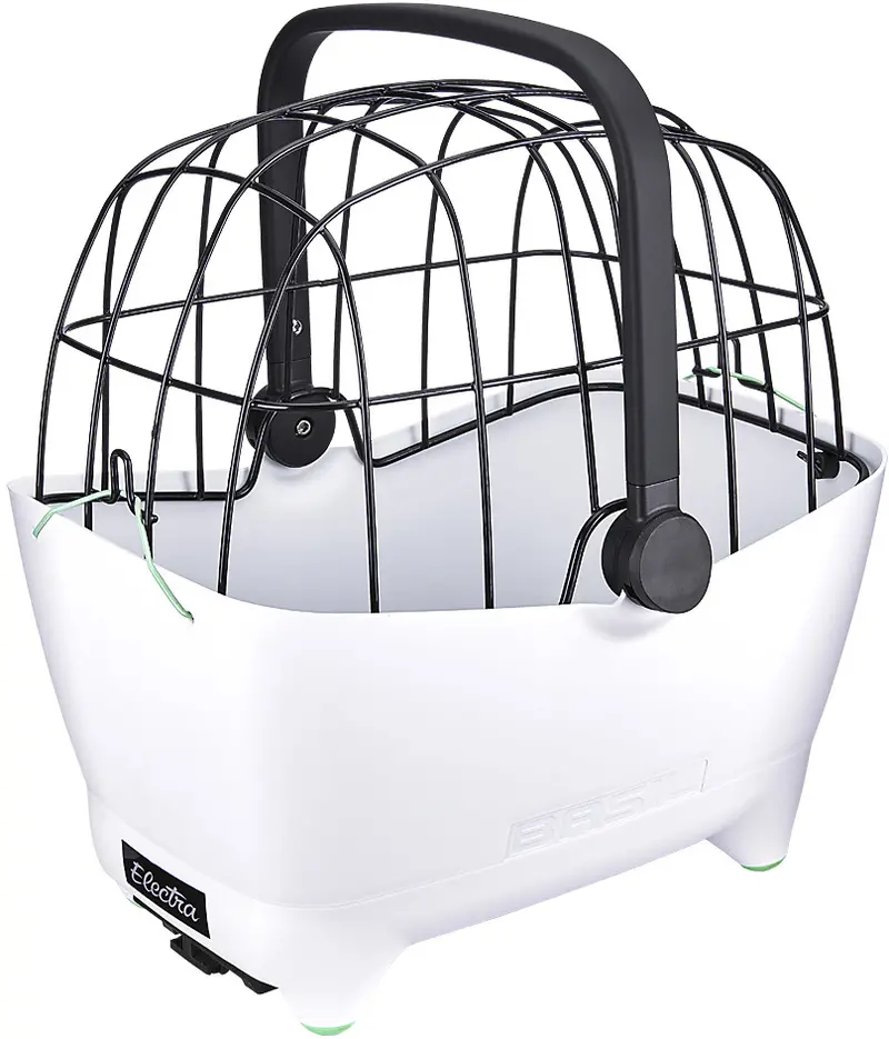 Electra Basil Pet Carrier Basket - White 1