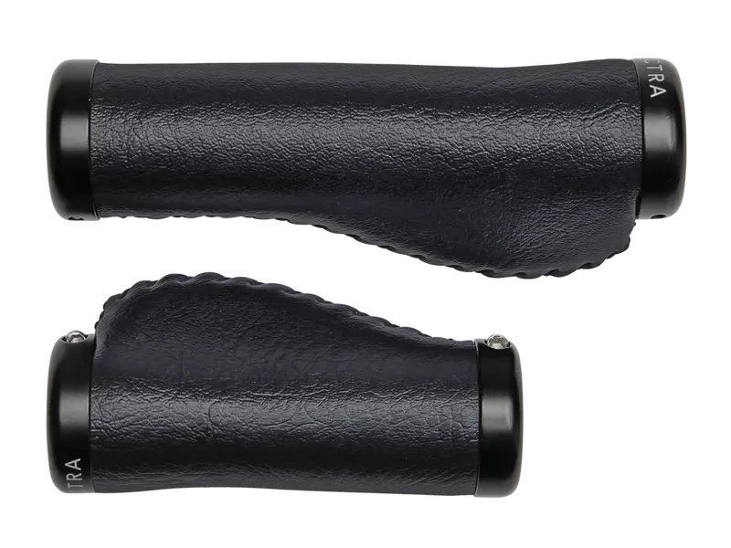 Electra Classic Faux Leather Ergo Grip Set - Black 2