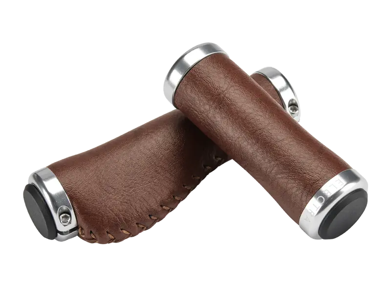 Electra Classic Faux Leather Ergo Grip Set - Brown 1