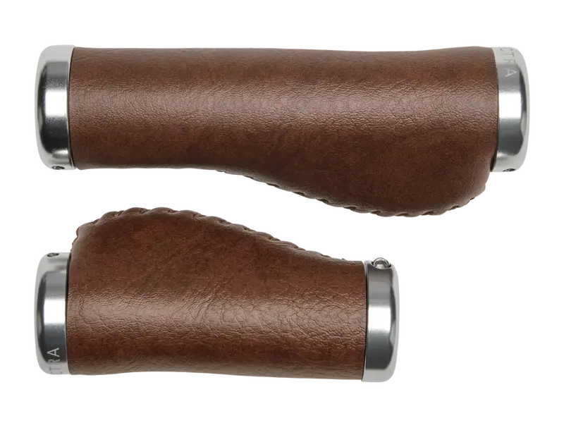 Electra Classic Faux Leather Ergo Grip Set - Brown 2