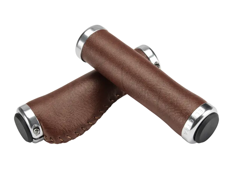 Electra Classic Faux Leather Ergo Grip Set - Brown 2