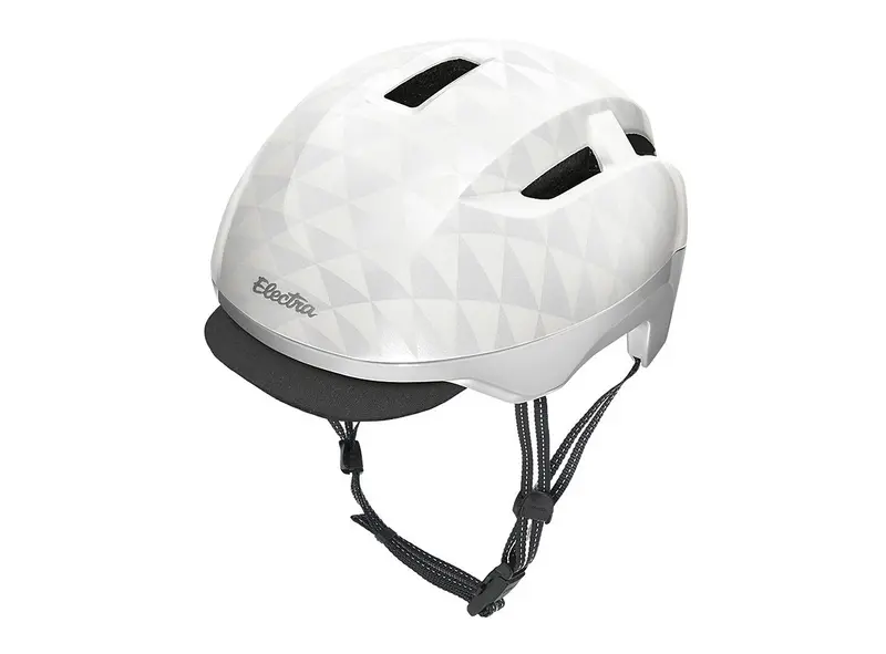 Electra Go! Mips Bike Helmet - White Triangles 1