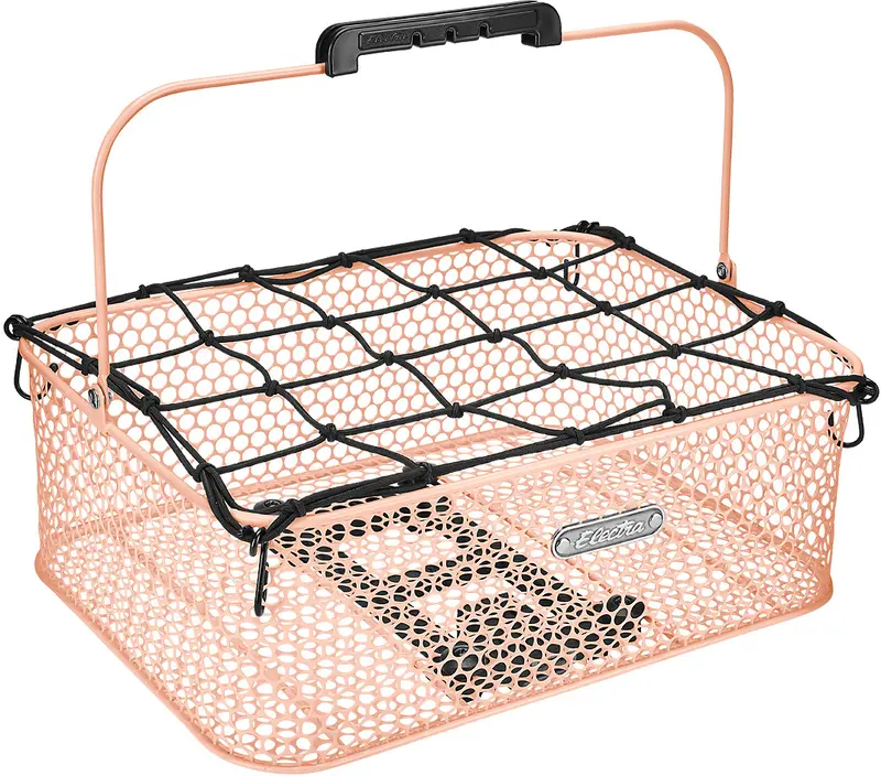 Electra Honeycomb Low Profile Mik Rear Basket - Blush Pink 1