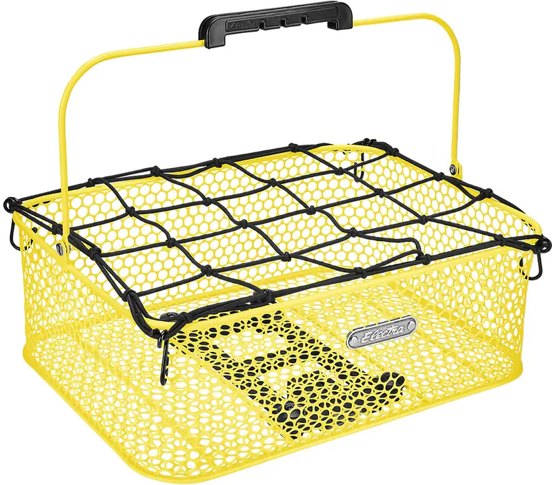 Electra Honeycomb Low Profile Mik Rear Basket - Pineapple Yellow 1