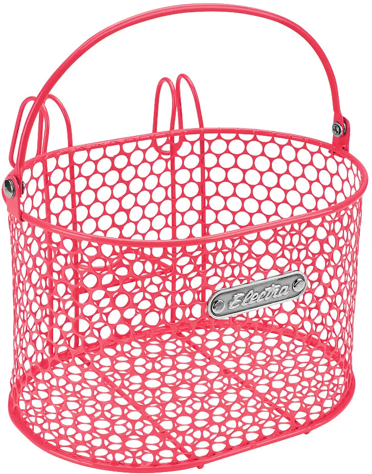 Electra Honeycomb Small Hook-Mounted Basket - Pink 1