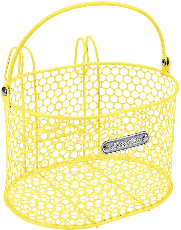 Electra Honeycomb Small Hook-Mounted Basket - Yellow 1
