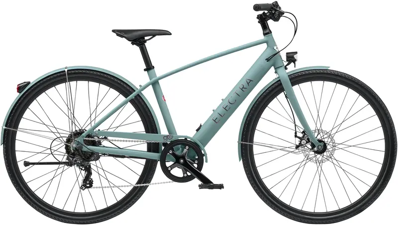 Electra Loft Go! 7D Eq Step-Over 700C Bike - Matte Cadet Blue 1