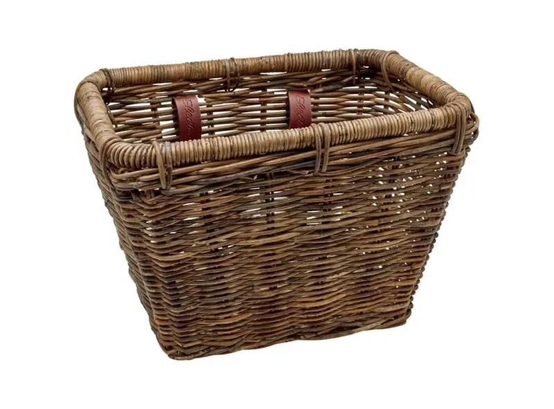 Electra Rattan Rectangular Basket - Brown 1