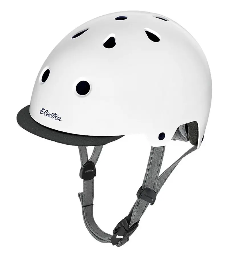 Electra Solid Color Bike Helmet - Gloss White 1