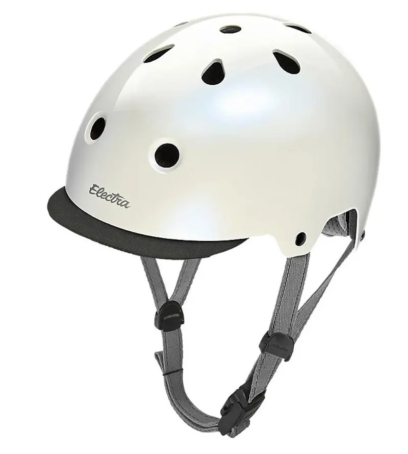 Electra Solid Color Bike Helmet - Mother Of Pearl 1