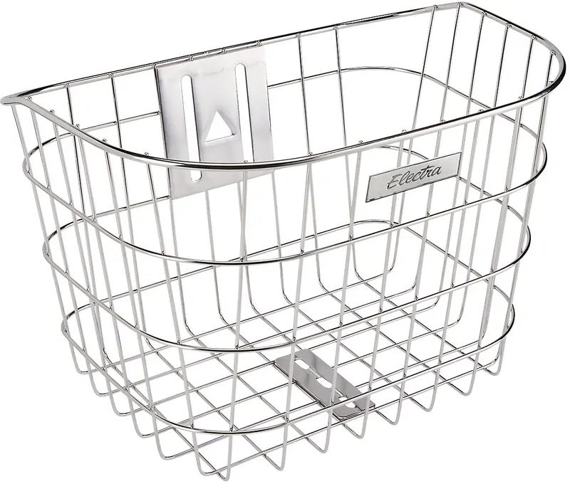 Electra Stainless Headset Mounted Basket - Silver 1