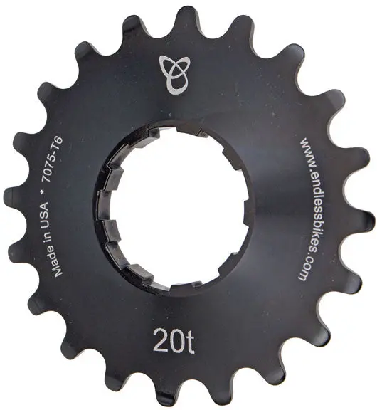 Endless Bikes  Kick Ass Cog - 20T - Black 1