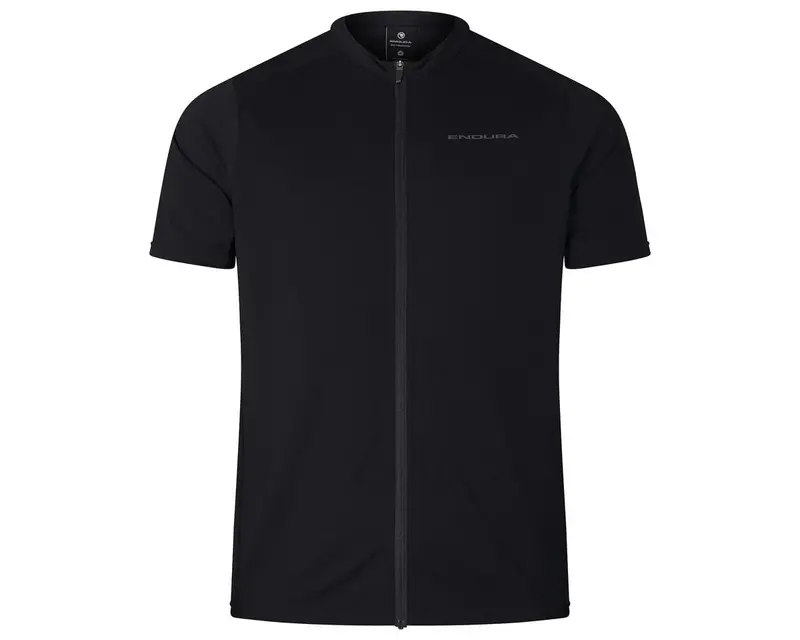 Endura Loop Short Sleeve Zipped Mtb Jersey - Black 1