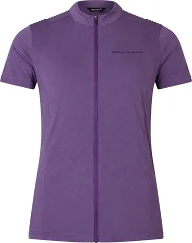 Endura Loop Short Sleeve Zipped Road Jersey - Womens - Heather 1