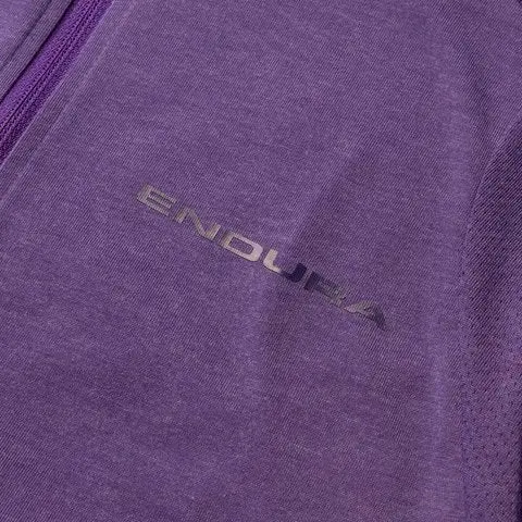 Endura Loop Short Sleeve Zipped Road Jersey - Womens - Heather 2