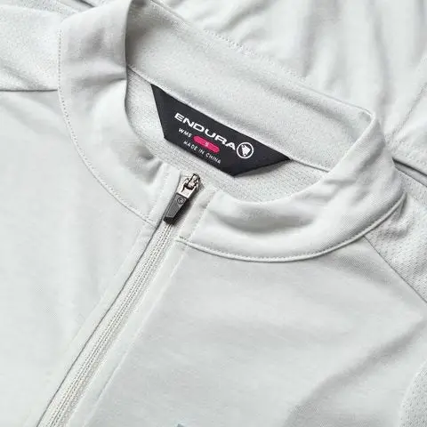 Endura Loop Short Sleeve Zipped Road Jersey - Womens - Mains Gray 3