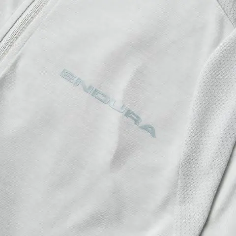 Endura Loop Short Sleeve Zipped Road Jersey - Womens - Mains Gray 4