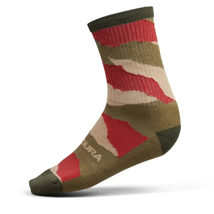 Endura Peak Sock - Tweed Green 1