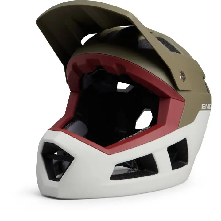 Endura Singletrack Mips Full Face Helmet - Tweed Green 1