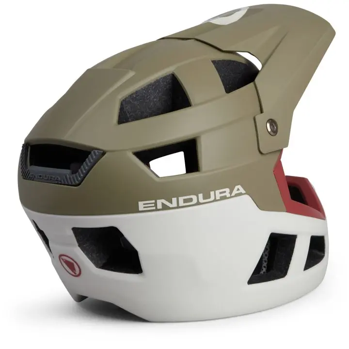Endura Singletrack Mips Full Face Helmet - Tweed Green 3