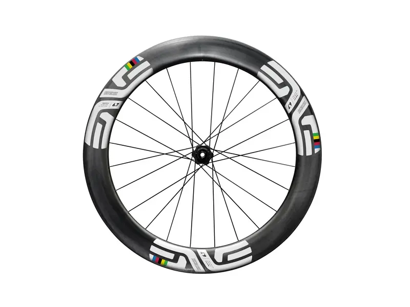 Enve Ses 6.7 700C Aero Road Wheel - Rear - Black-White 1