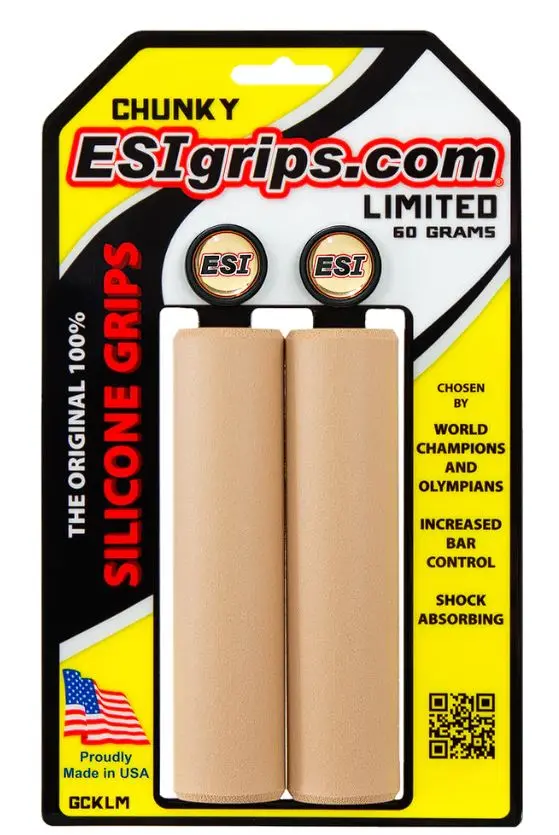 Esi Chunky Silicon Mtb Grips - Tan Ltd 1
